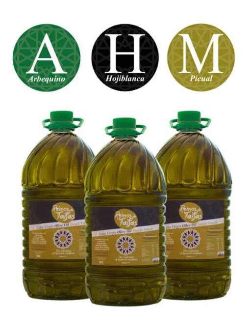 AHM Alfanje triple 3x5L aceite de oliva virgen extra Monovarietal
