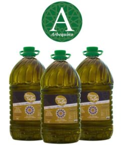 Arbequina Alfanje triple 3x5L aceite de oliva virgen extra Monovarietal